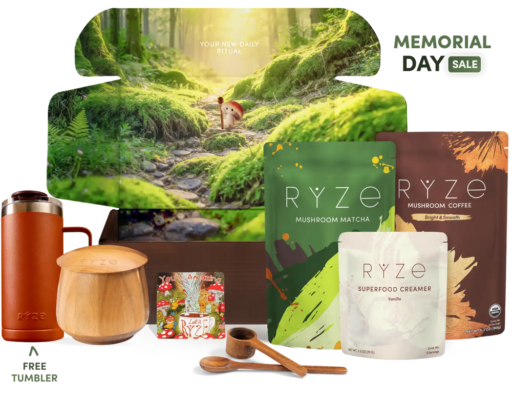 RYZE Ritual Set (Matcha + Coffee) - Daily Energy Coffee
